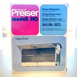 Preise HO 603 Zirkus Käfigwagen