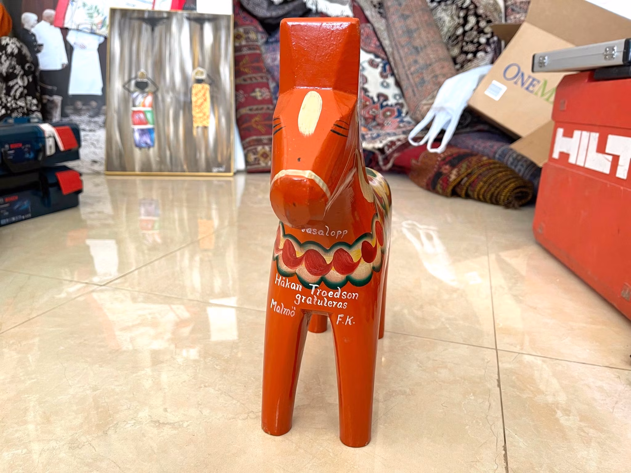 Grannas A Olsson Hemslöjd Dalahäst från Nusnäs Sweden