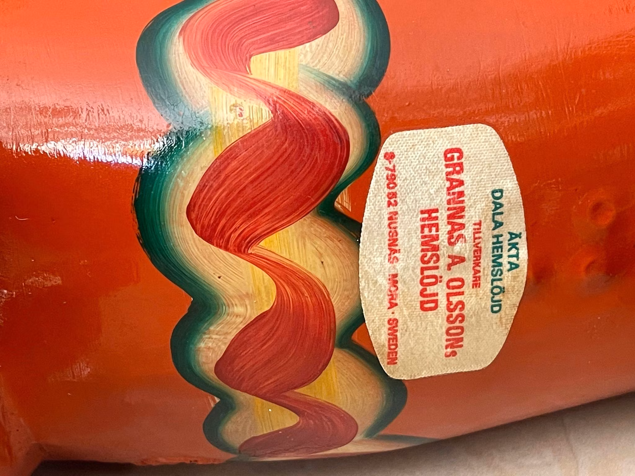 Grannas A Olsson Hemslöjd Dalahäst från Nusnäs Sweden