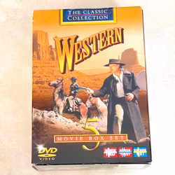 5X DVD Film, The Classic Collection Western Movie Box Set