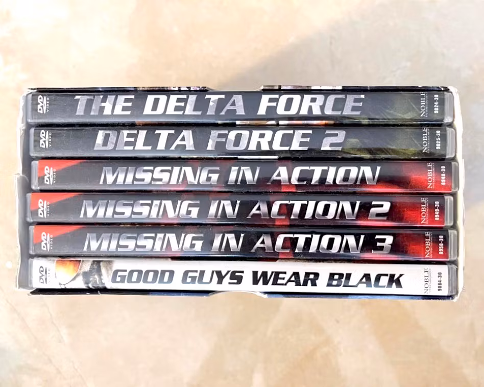 6X DVD Film, Chuck Norris Collection