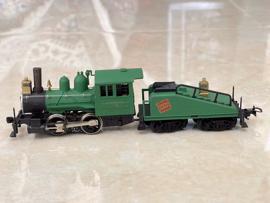 Old Time 0-4-0 HO Steam lok Mantua Shifter med  tender