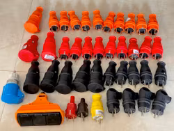 41 st Skarvuttag och Stickpropp IP44
