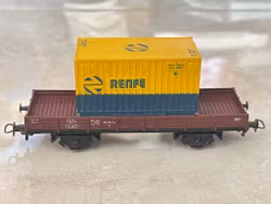 Kleinbahn Låg Sidovagn Container RENFE 333 HO