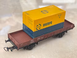 Kleinbahn Låg Sidovagn Container RENFE 333 HO