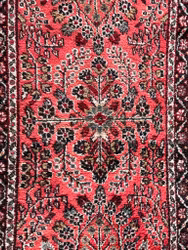 Antik handknuten persisk mattan