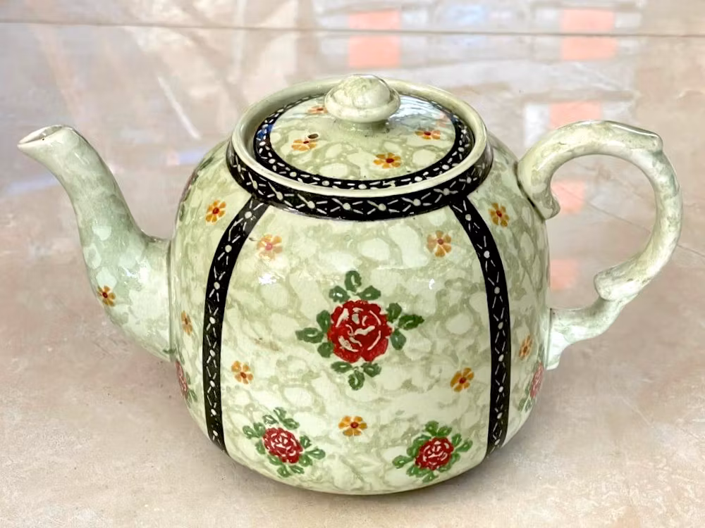 Villeroy & Boch 1852-1873-talet porslin tekanna