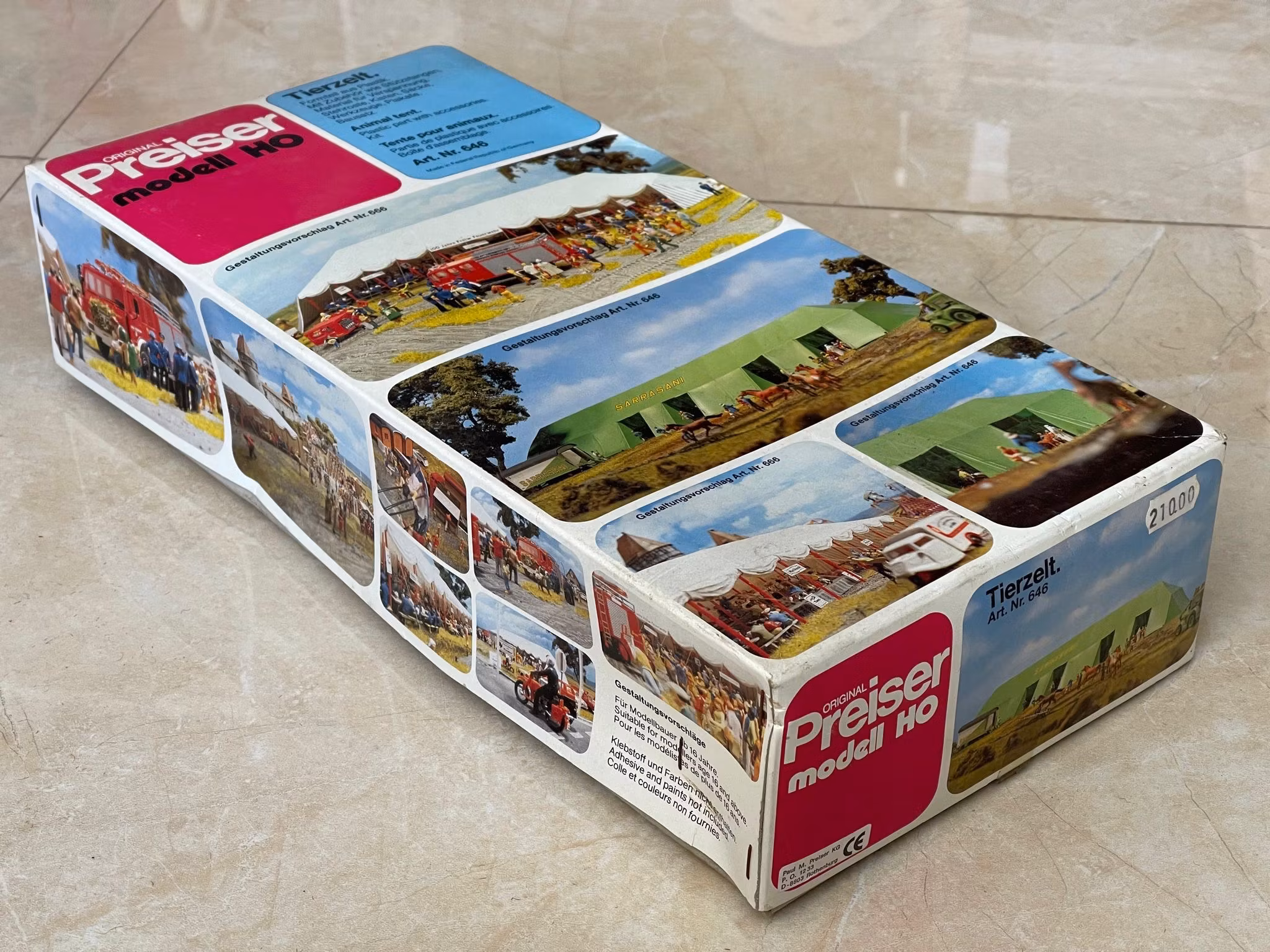 Preiser Djurtält 646 HO