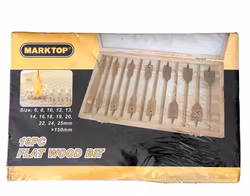Marktop 13 st Flatborrsats  6-25 mm