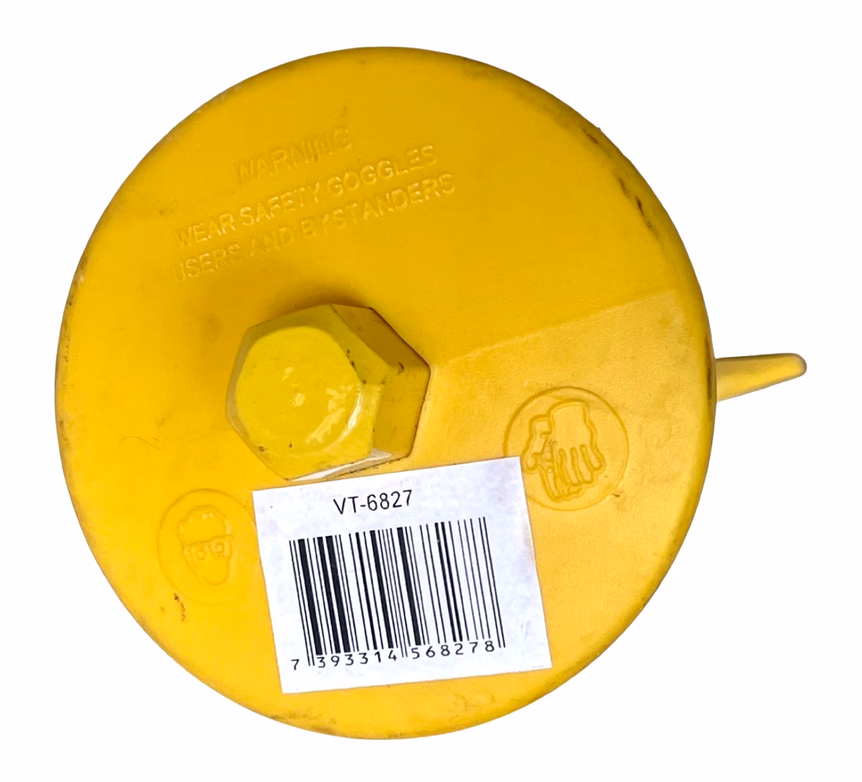 Platt mejsel med handskydd