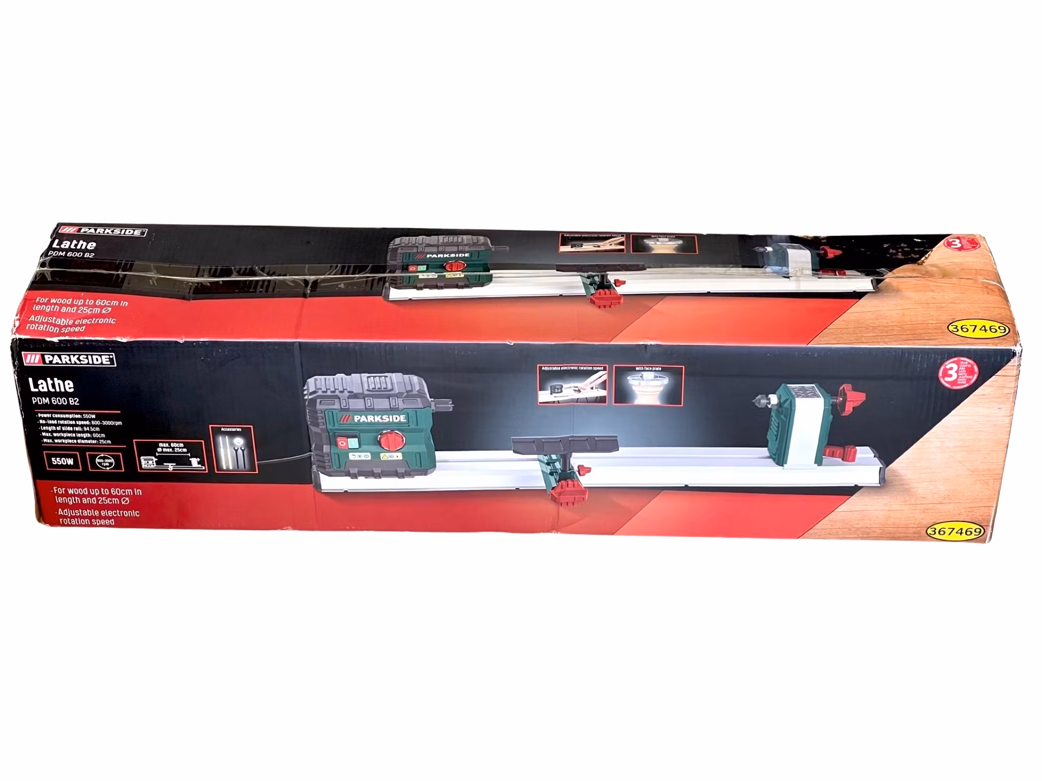Parkside träsvarv Lathe PDM 600 B2