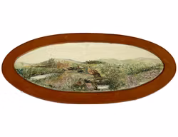 Oidentifierad konstnär, Olja på pannå