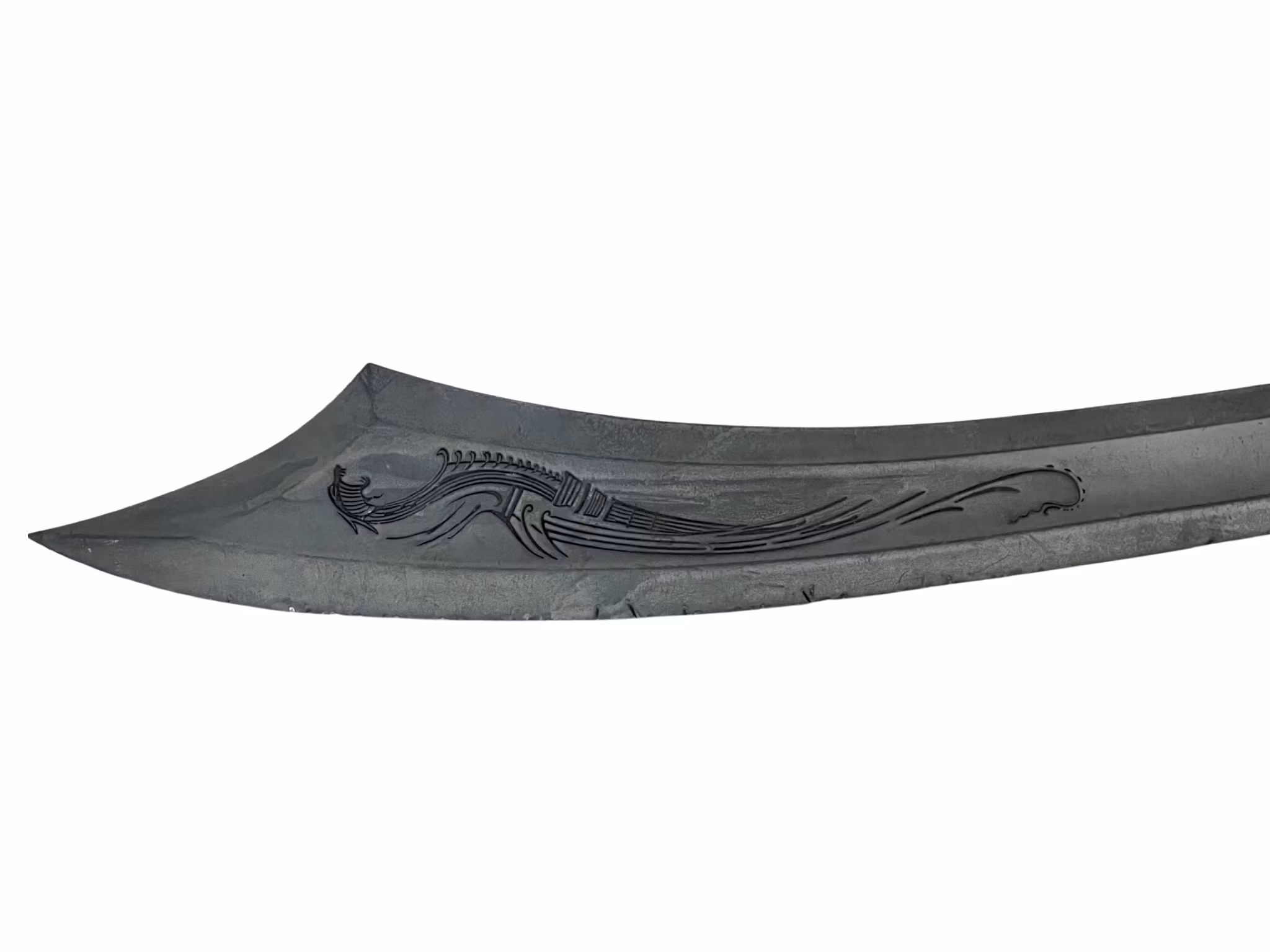 Dekoration Svärd med brons handtag av dragon och  tenn blad