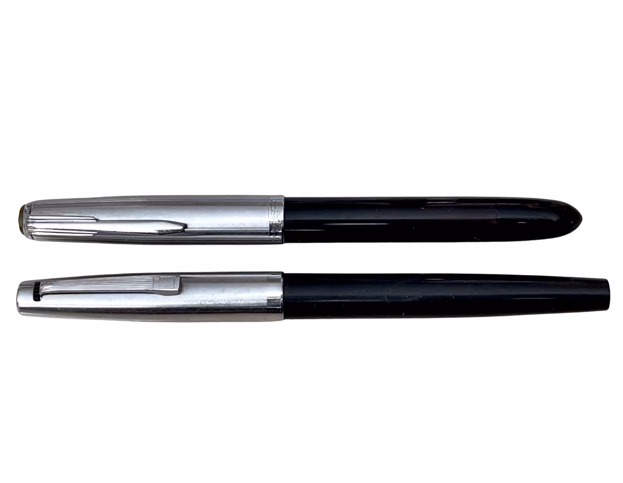 Zwei Reservoir-Stifte, ein Perfecto Superior-Stift aus 14-karätigem Gold und Penol