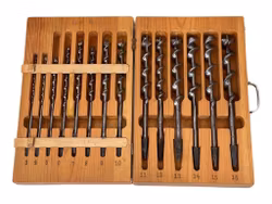 Spiralborrsats 14 st i trälåda