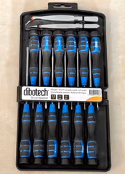 Dibotech Skruvmejselset 12st