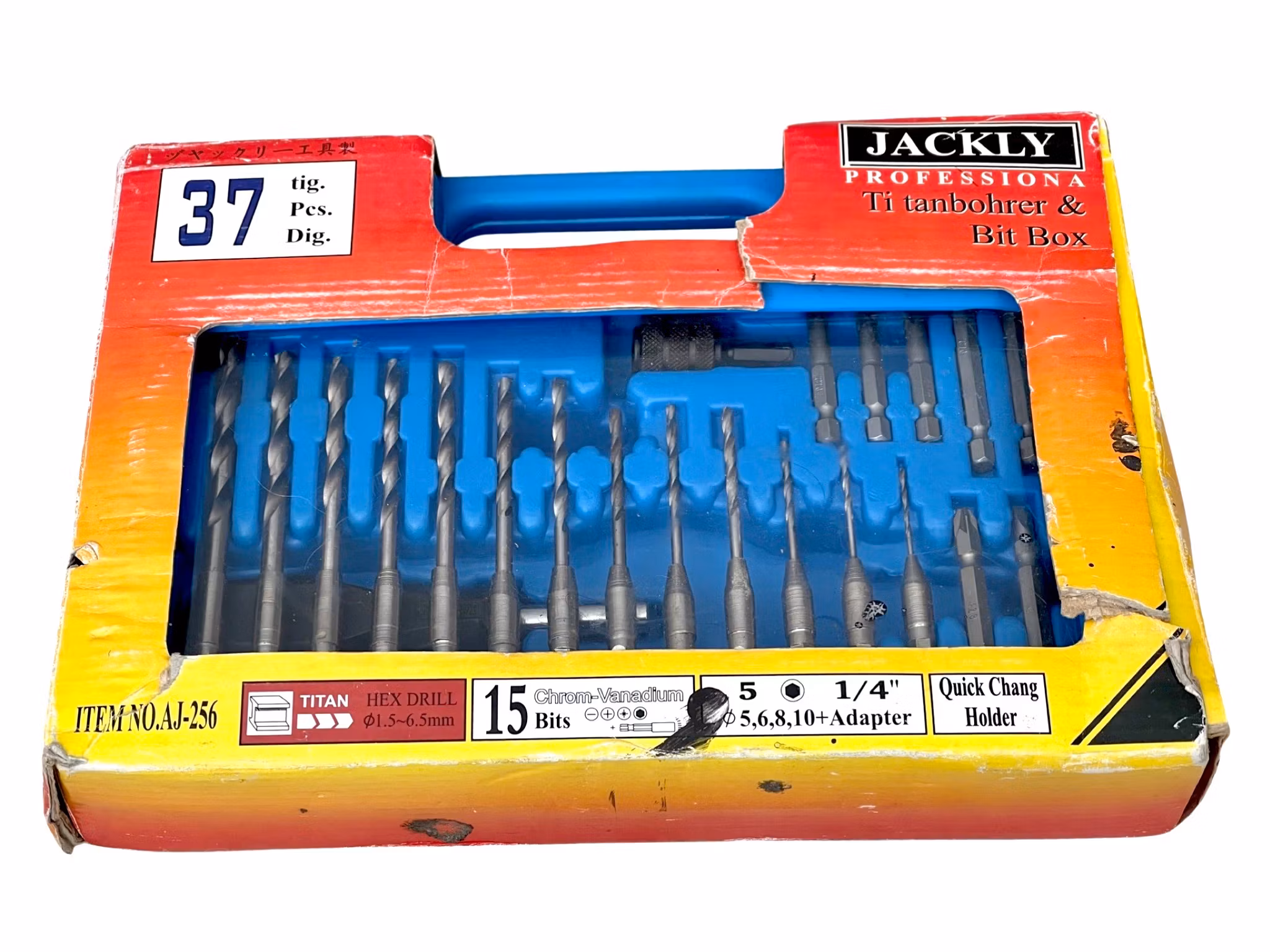 Jackly Proffesiona Ti Tanbohrer & Bit Box 35 bits