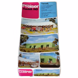 Preiser modell HO 646 djurtält