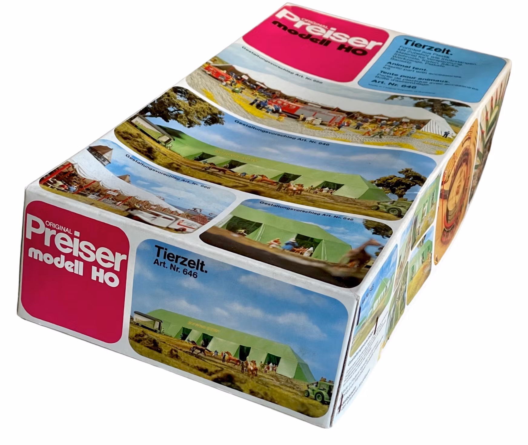 Preiser Modell HO 646 Tierzelt
