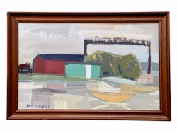 ERIC JULIUS. Olja på duk, signerad och daterad