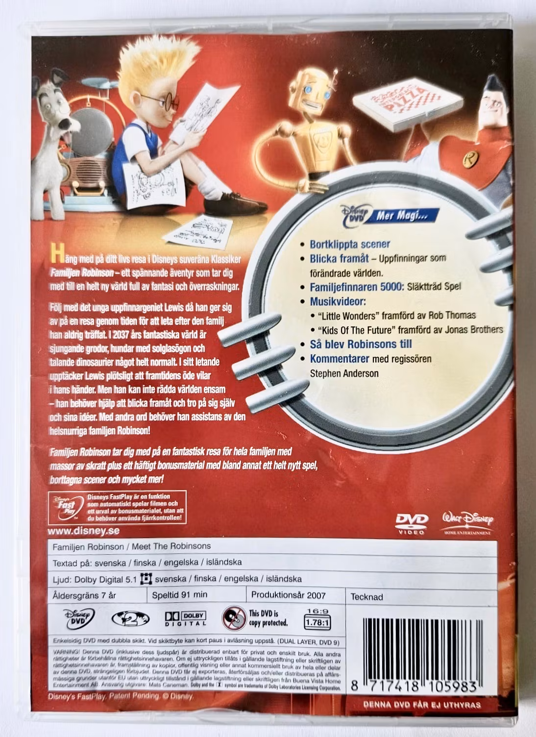 Disney Family Robinson, Swedish Talk