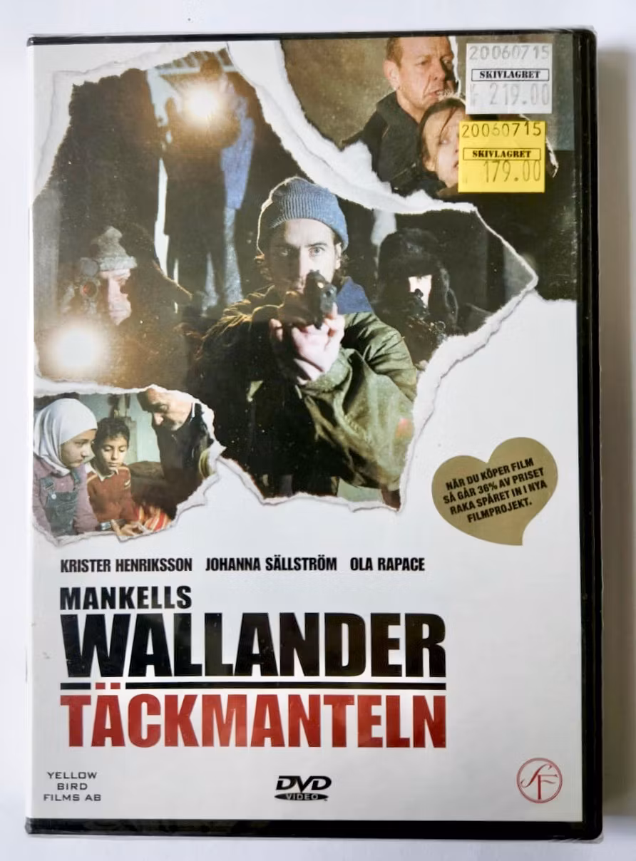 Täckmanteln av Markells Wallander, Thriller, NY