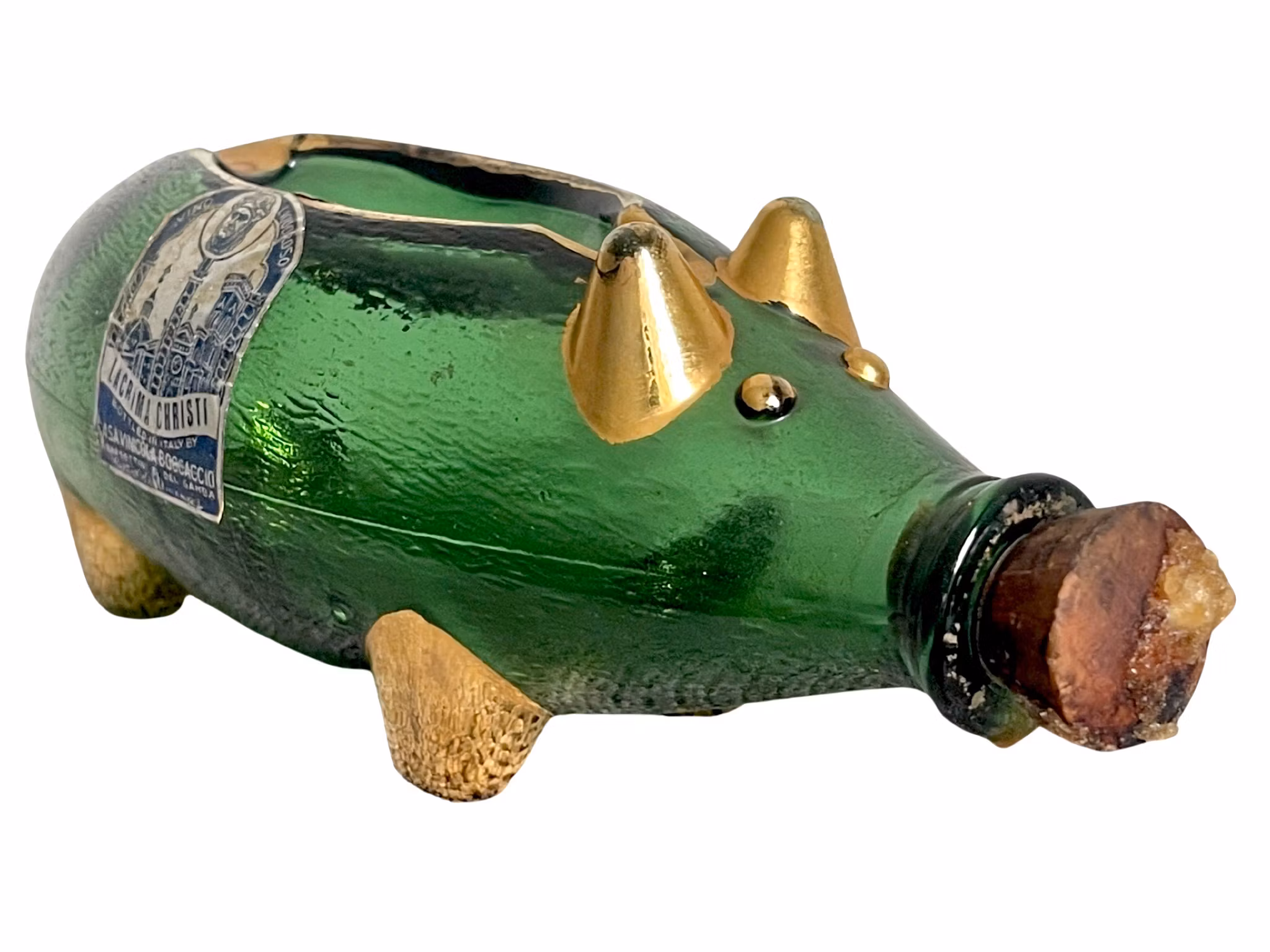 Antik glas flaska svin, Lacrima Christi