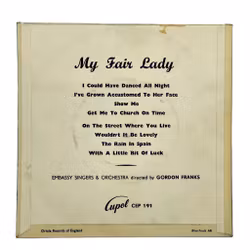 Songs and Music From My Fair Lady Vinyl EP