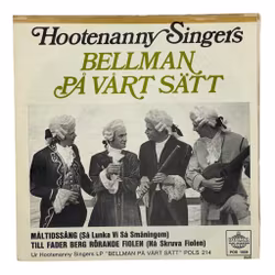 Hootenanny Singers Bellman På Vårt Sätt Vinyl EP