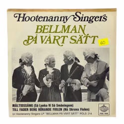Hootenanny Singers Bellman På Vårt Sätt Vinyl EP