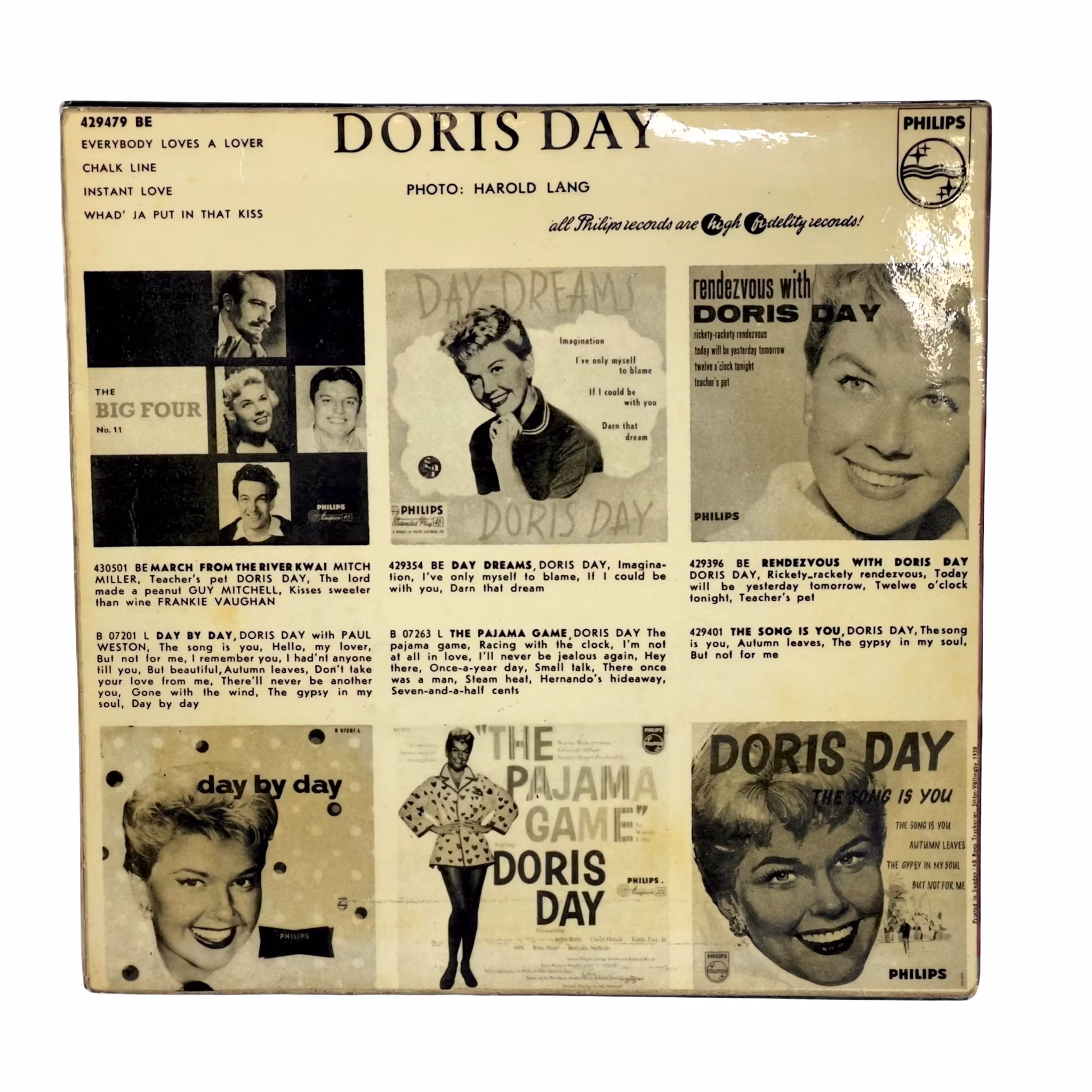 Doris Day Everybody Loves A Lover Vinyl EP