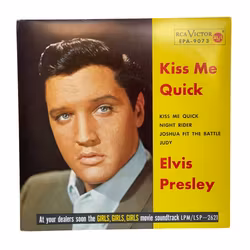 Elvis Presley Kiss Me Quick Vinyl EP