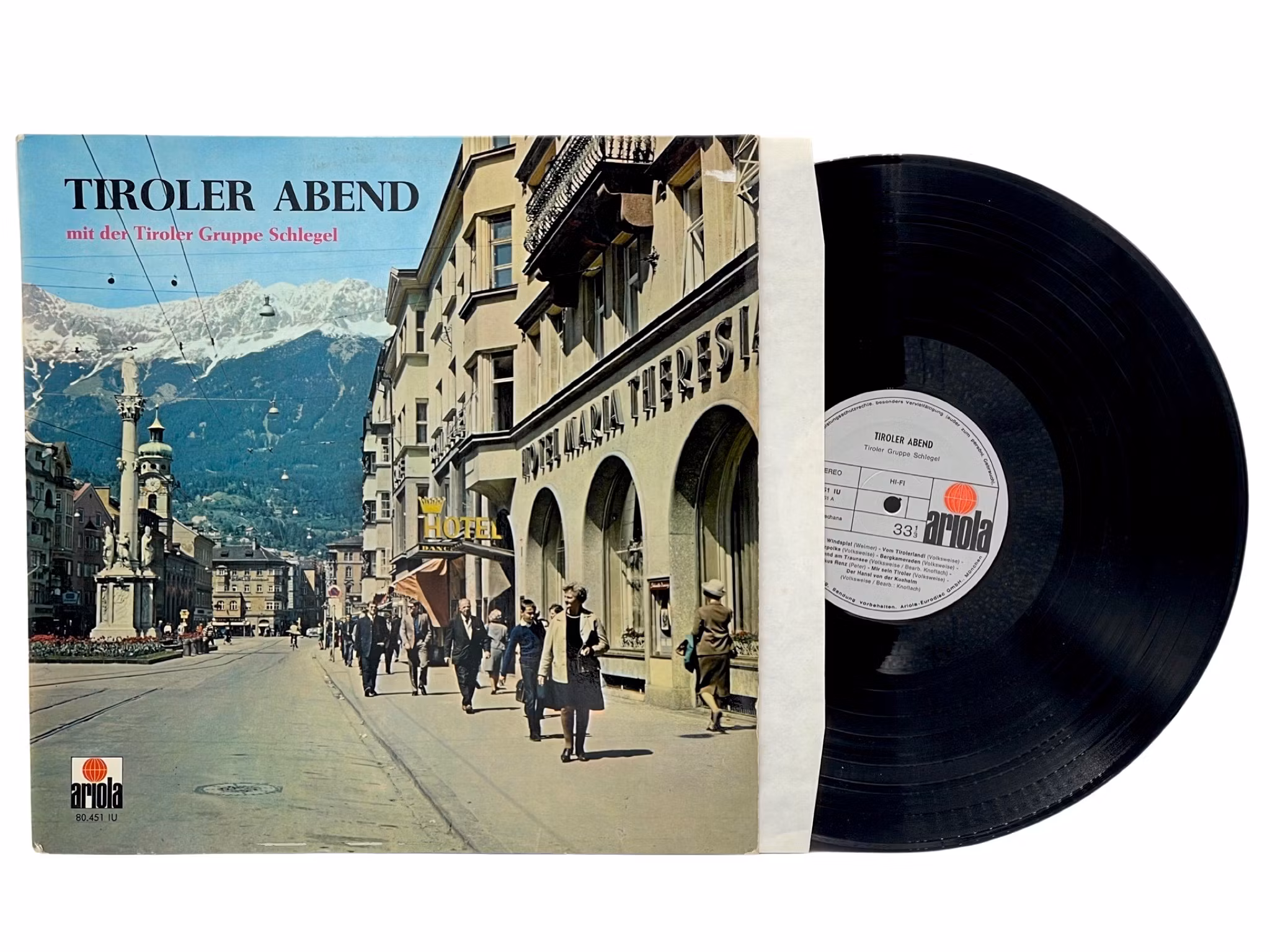 Tiroler Abend Mit Der Tiroler Gruppe Schlegel Vinyl LP