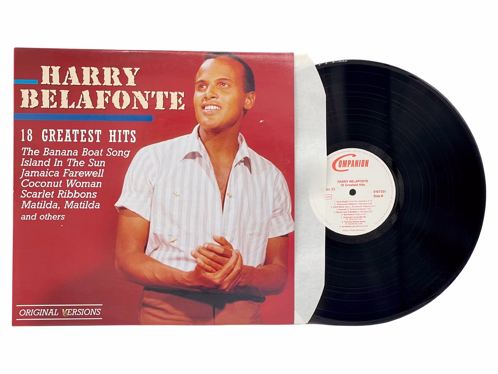 Harry Belafonte 18 Greatest Hits Vinyl LP