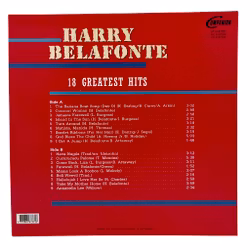 Harry Belafonte 18 Greatest Hits Vinyl LP