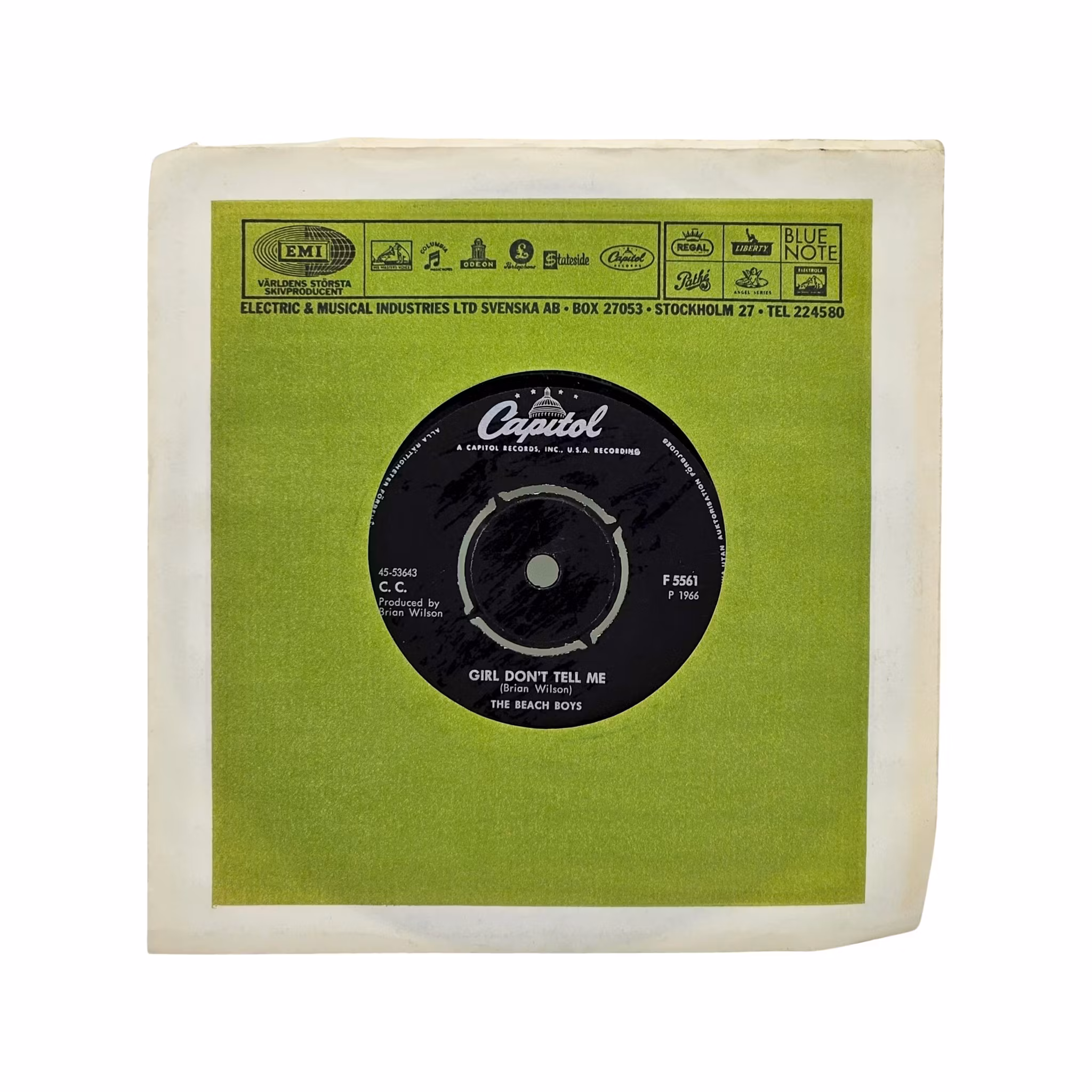 The Beach Boys, Girl Dont Tell Me, Vinyl EP