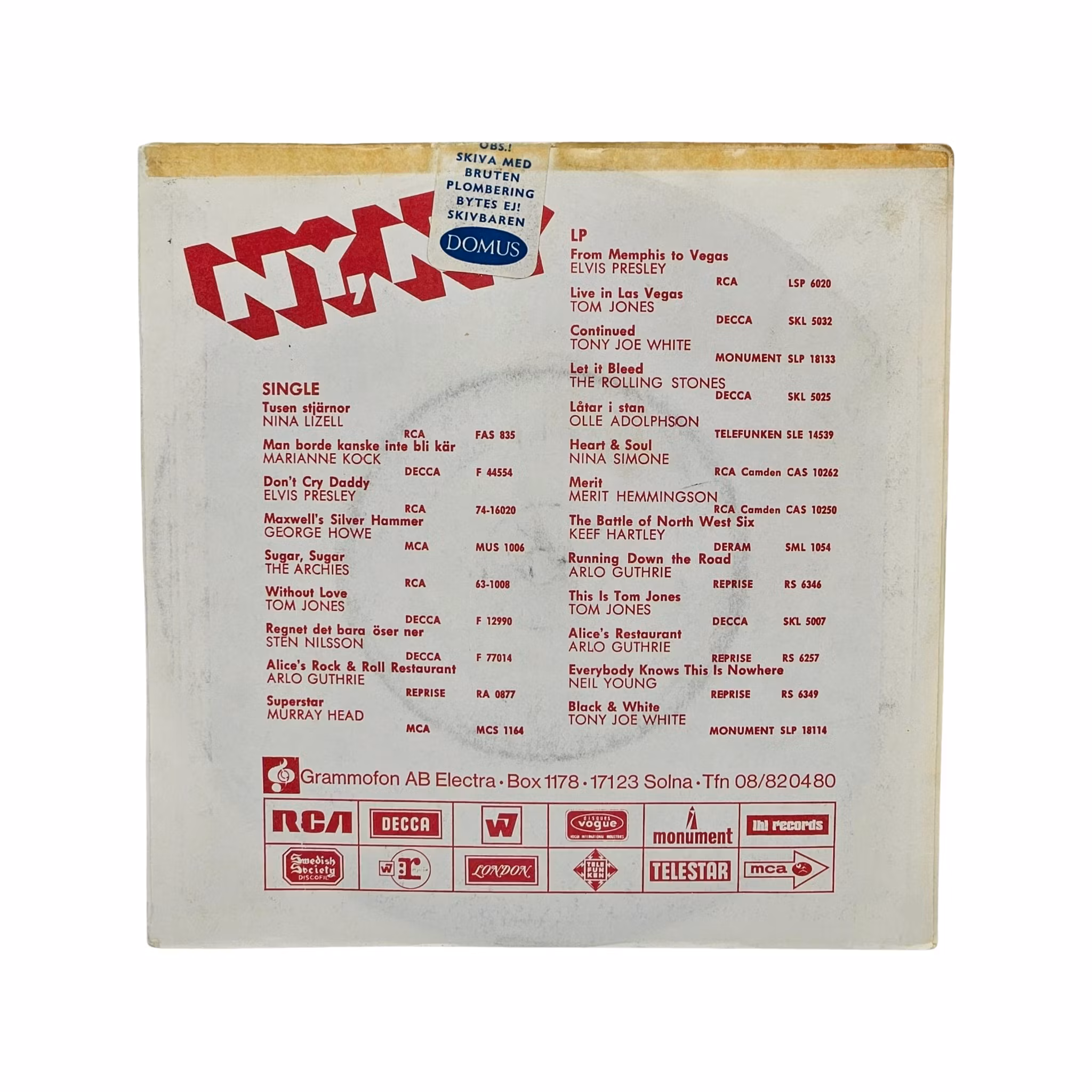 Tom Jones Help Yourself Vinyl EP