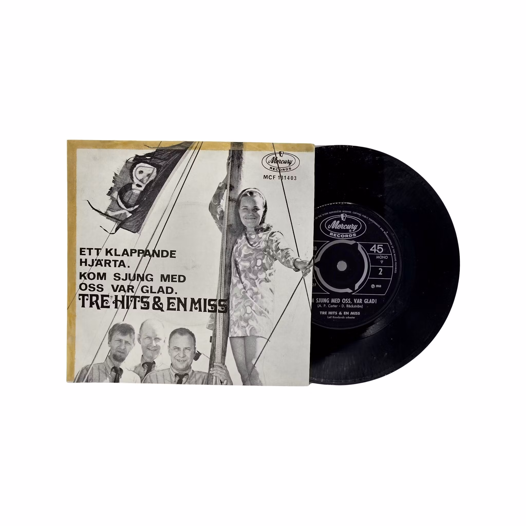 Tre Hits Och En Miss, Ett Klappande Hjärta, Vinyl EP