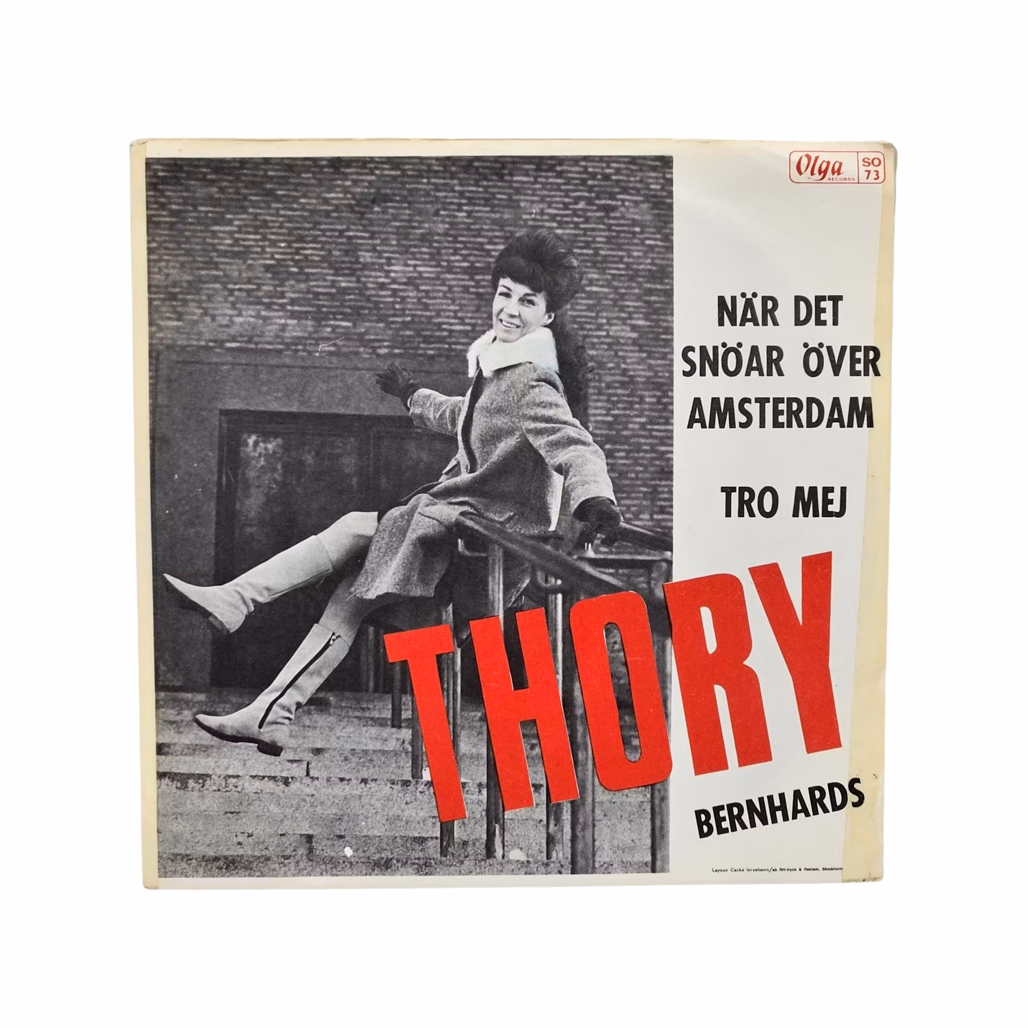 Thory Bernhards, När Det Snöar Över Amsterdam, Vinyl EP