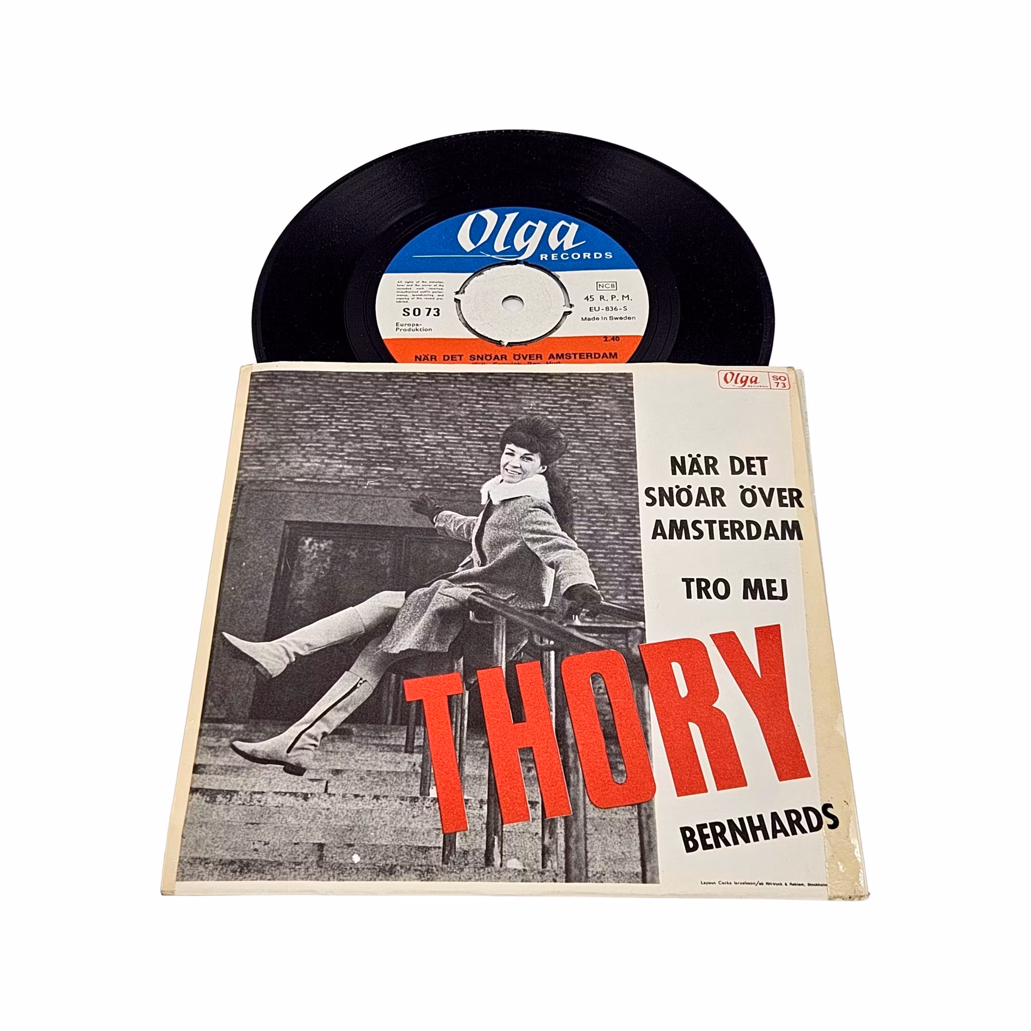 Thory Bernhards, När Det Snöar Över Amsterdam, Vinyl EP