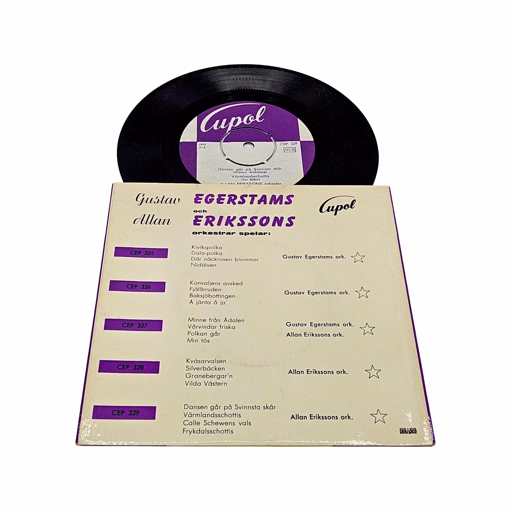 Allan Eriksson Orkester Vinyl EP