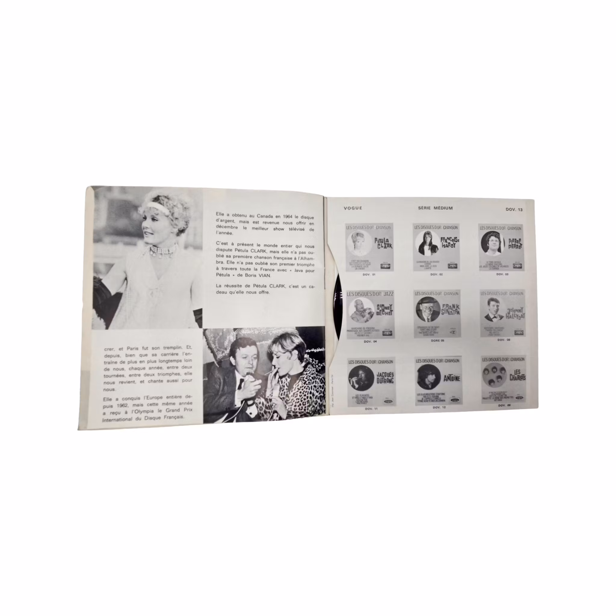 Paula Clark, Les Disques Dor De La Chanson, Vinyl EP