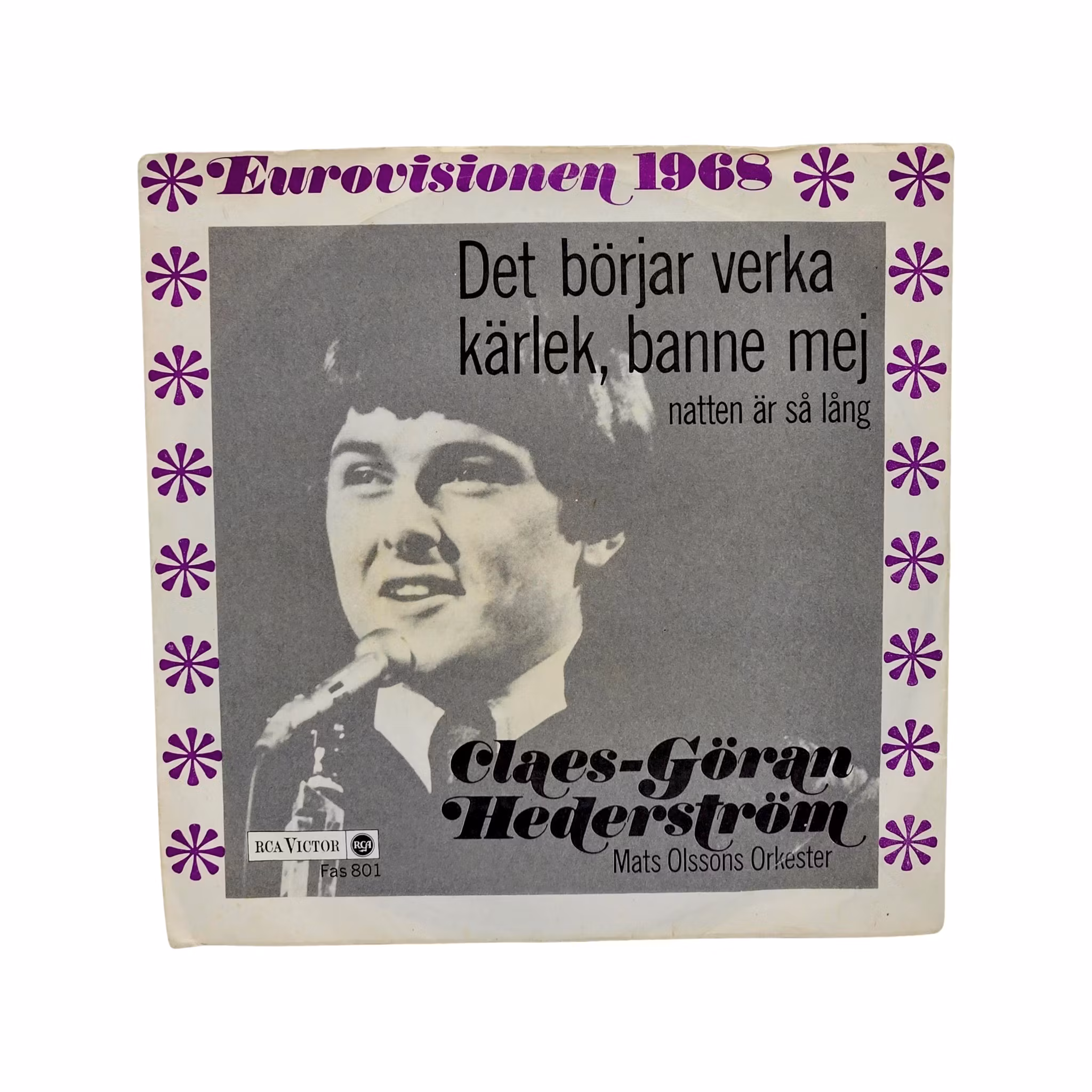 Glaes Göran Hederström, Det Börjar Verka Kärlek Banne Mej, Eurovisionen 1968 Vinyl EP