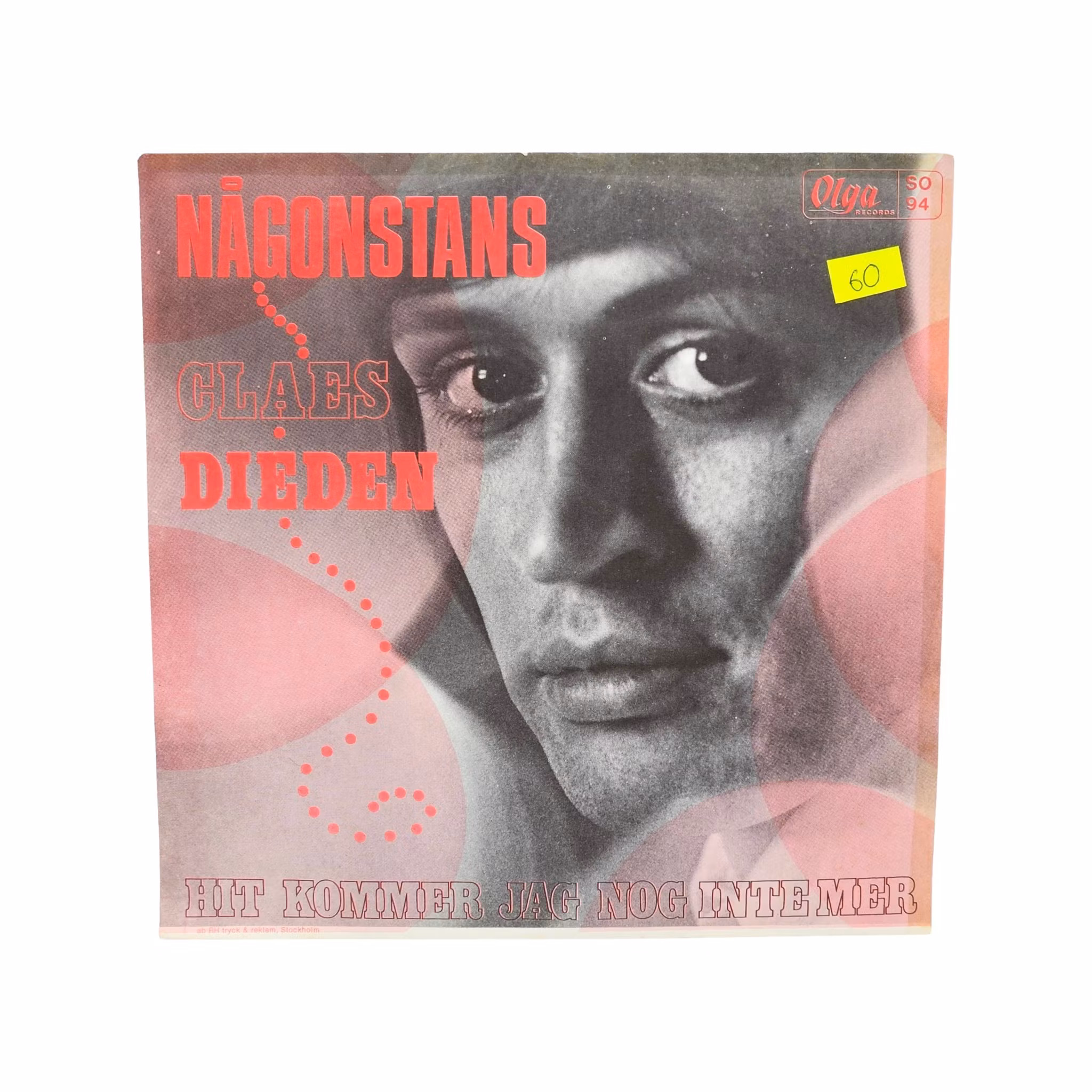 Claes Dieden, Någonstans, Vinyl EP