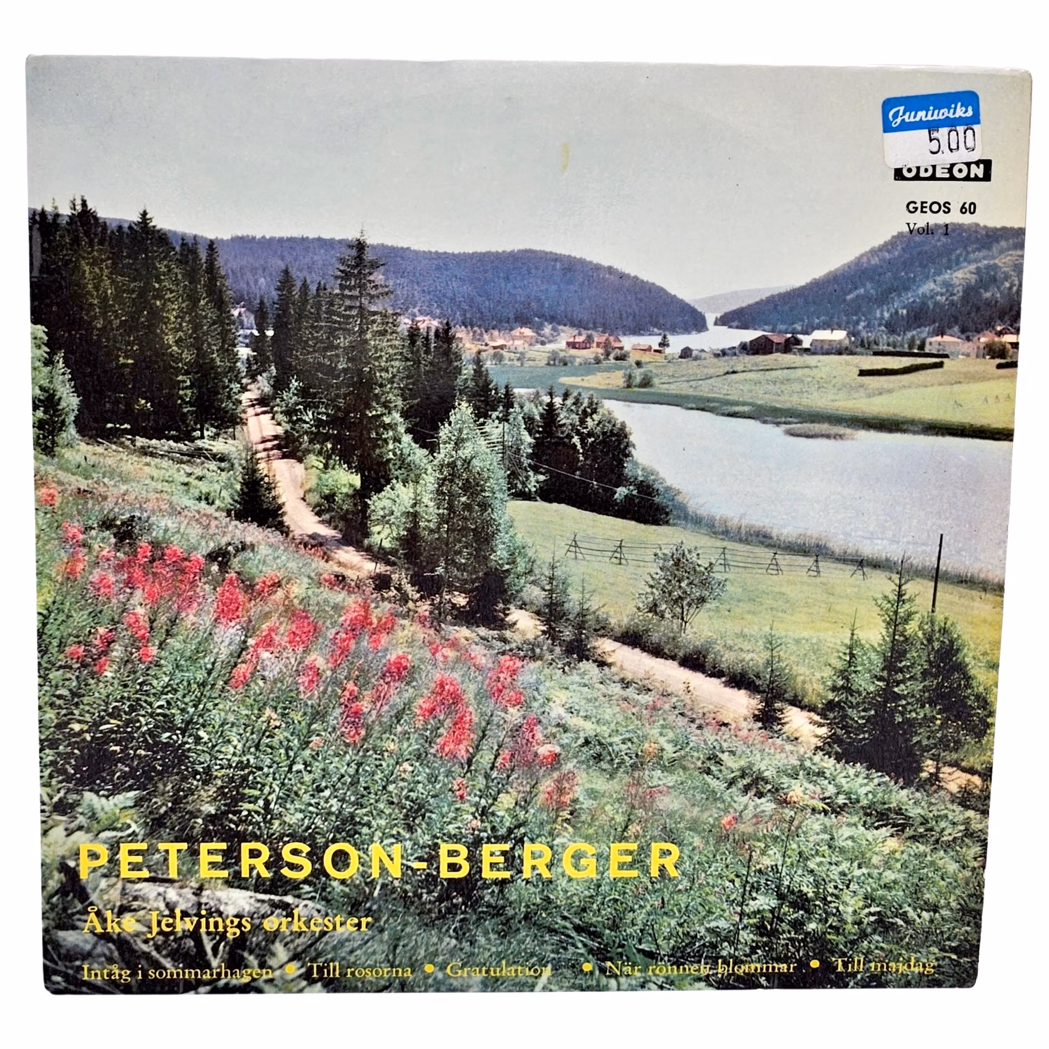 Peterson Berger, Åke Jelvings Orkester, Vinyl EP