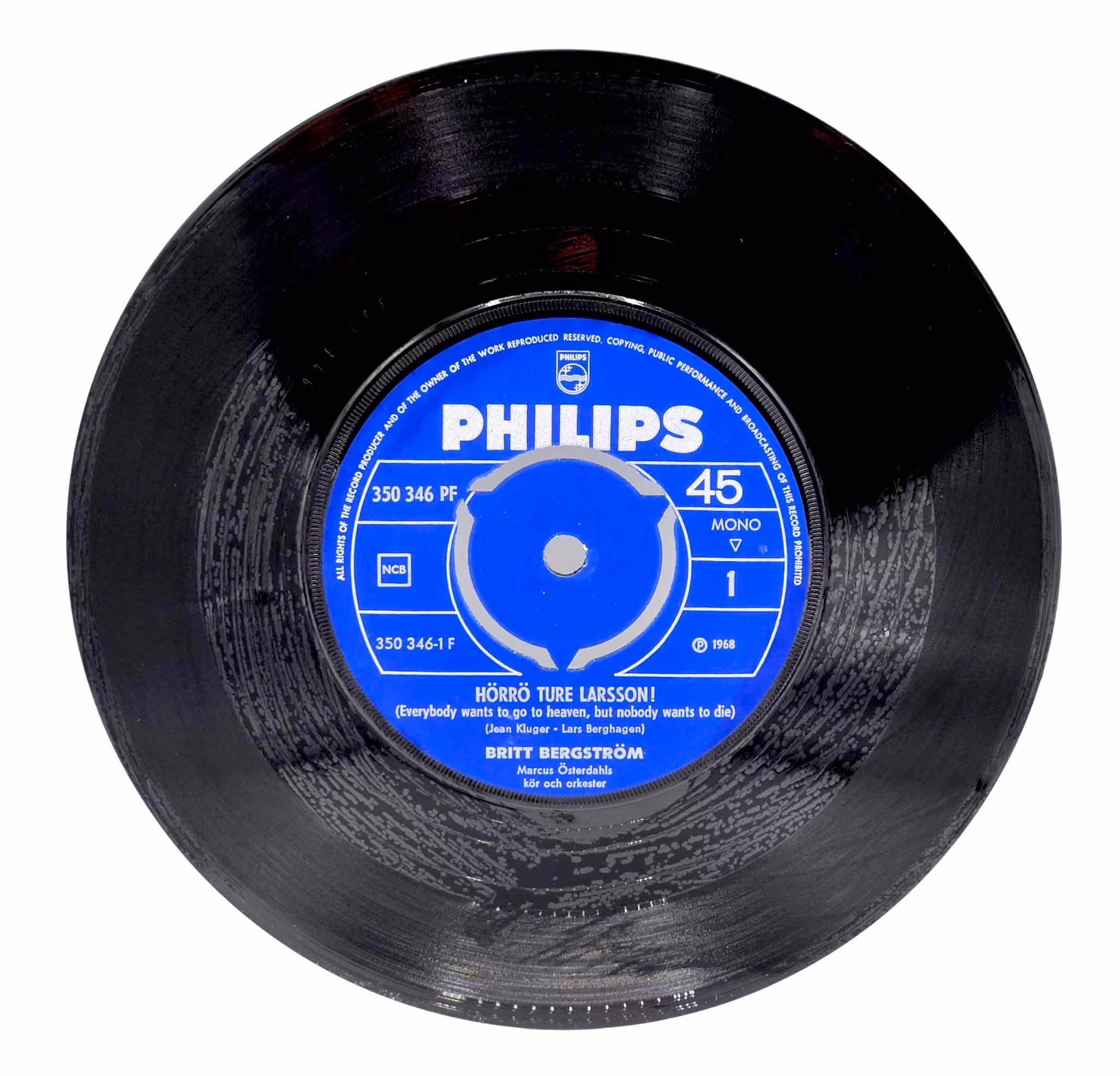 Britt Bergström, Hörrö Ture Larsson, Vinyl Singel