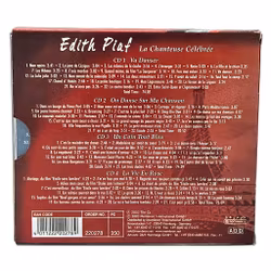 Edith piaf, La Chanteuse Célébrée, 4 CD Box