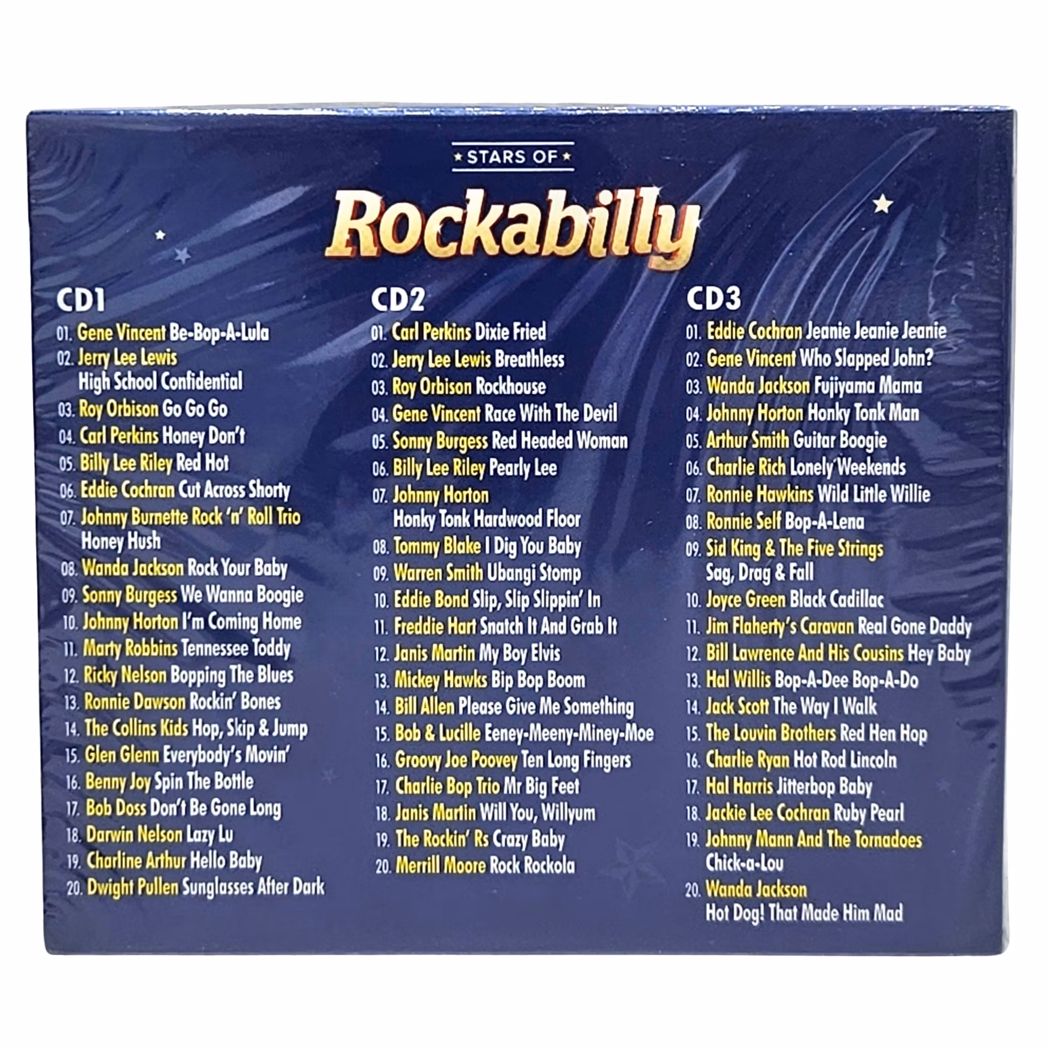Stars of Rockabilly: 60 Rockin Boogie Hits, 3 CD Box