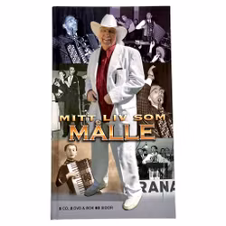 Mitt Liv Som Målle, 5 CDs, 2 DVDs and a book of 60 pages