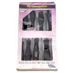 Inter Tools Skruvmejselset, 8 st Mejslar I Kromvanadium